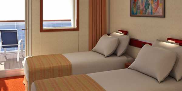 Carnival Sensation - Aft-View Extended Balcony Stateroom