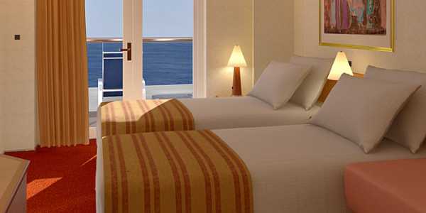 Carnival Legend - Extended Balcony Stateroom