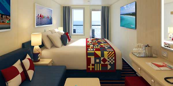 Carnival Horizon - Family Harbor Aft-View Extended Balcony