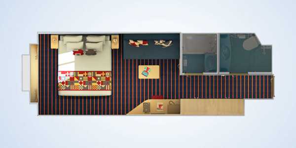 Carnival Vista - Family Harbor Deluxe Ocean View Stateroom