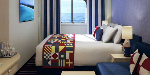 Carnival Vista - Family Harbor Ocean View Stateroom