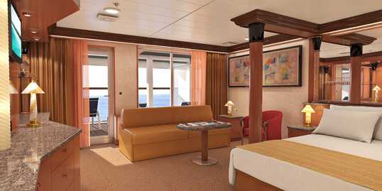 Carnival Ecstasy - Grand Suite Extended Balcony