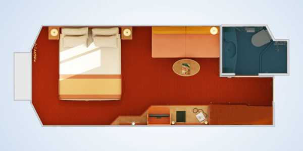 Carnival Liberty - Interior Porthole Stateoom