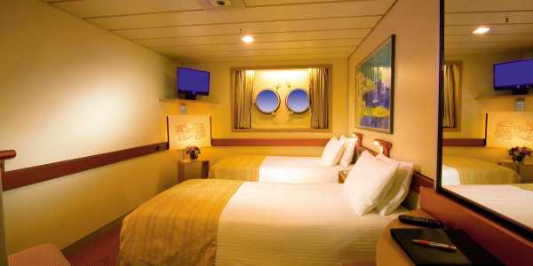 Carnival Ecstasy - Interior Porthole Stateroom