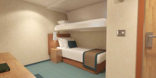 Carnival Breeze - Interior Upper/Lower Stateroom