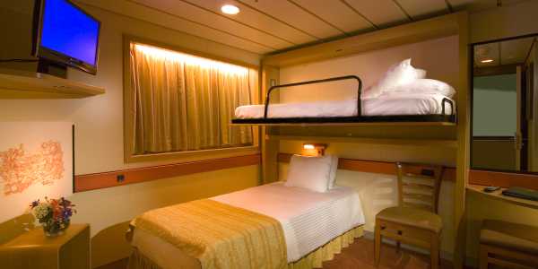 Carnival Fascination - Interior Upper/Lower Stateroom