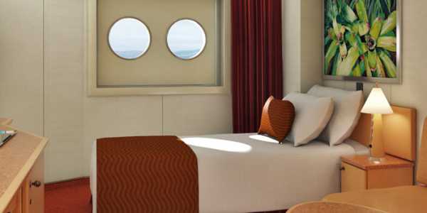 Carnival Splendor - Interior Upper/Lower Stateroom  w/ Porthole