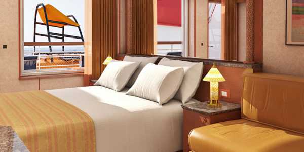 Carnival Paradise - Junior Suite w/ Obstructed Views