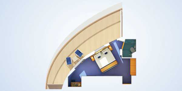 Carnival Vista - Premium Vista Balcony Stateroom