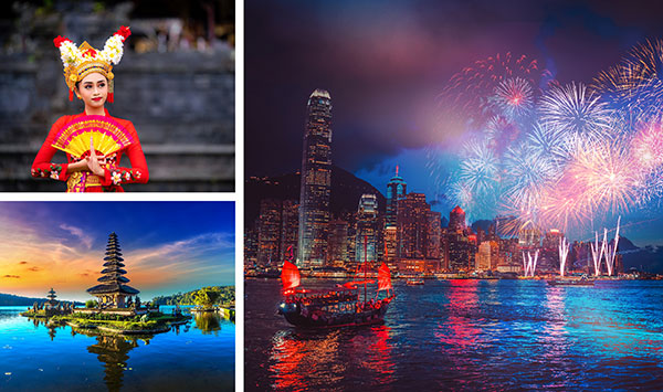 New Year in Hong Kong, Ultra-Luxury All-Inclusive Asia Voyage and Bali Retreat w/ Airfare